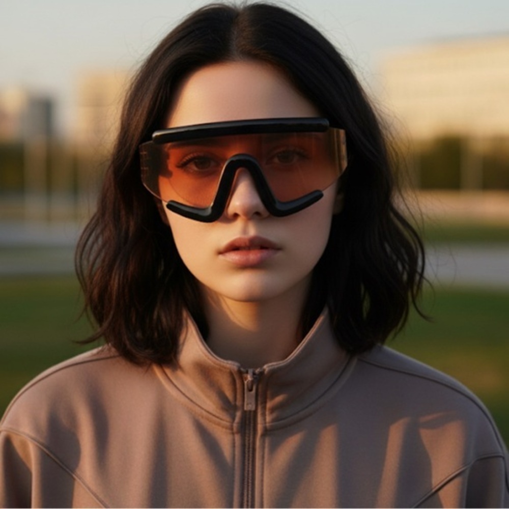✨NEW Stylish Black and Brown Wearable Tech Glasses